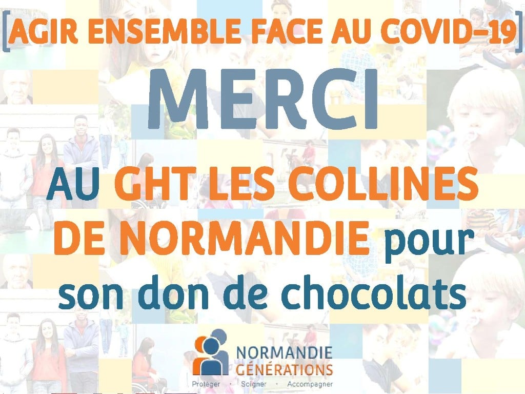 [SOLIDARITÉ] Un grand merci au GHT LES COLLINES DE NORMANDIE pour son don de chocolats
