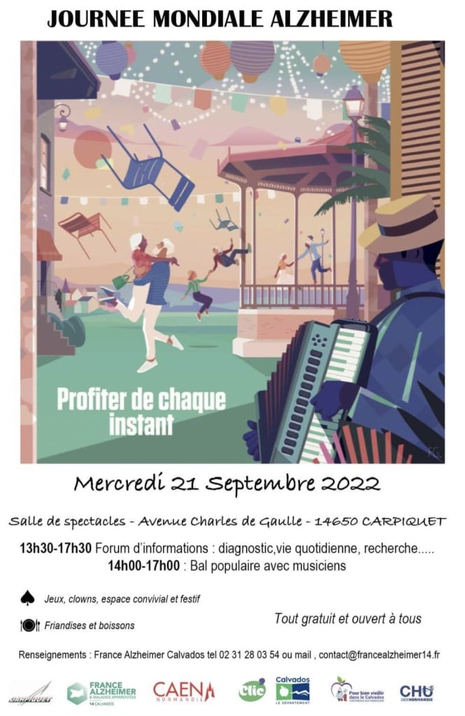 [ÉVÉNEMENT] L’EHPAD Rivabel’Âge sera présent à Carpiquet le 21 septembre prochain lors de la journée mondiale Alzheimer